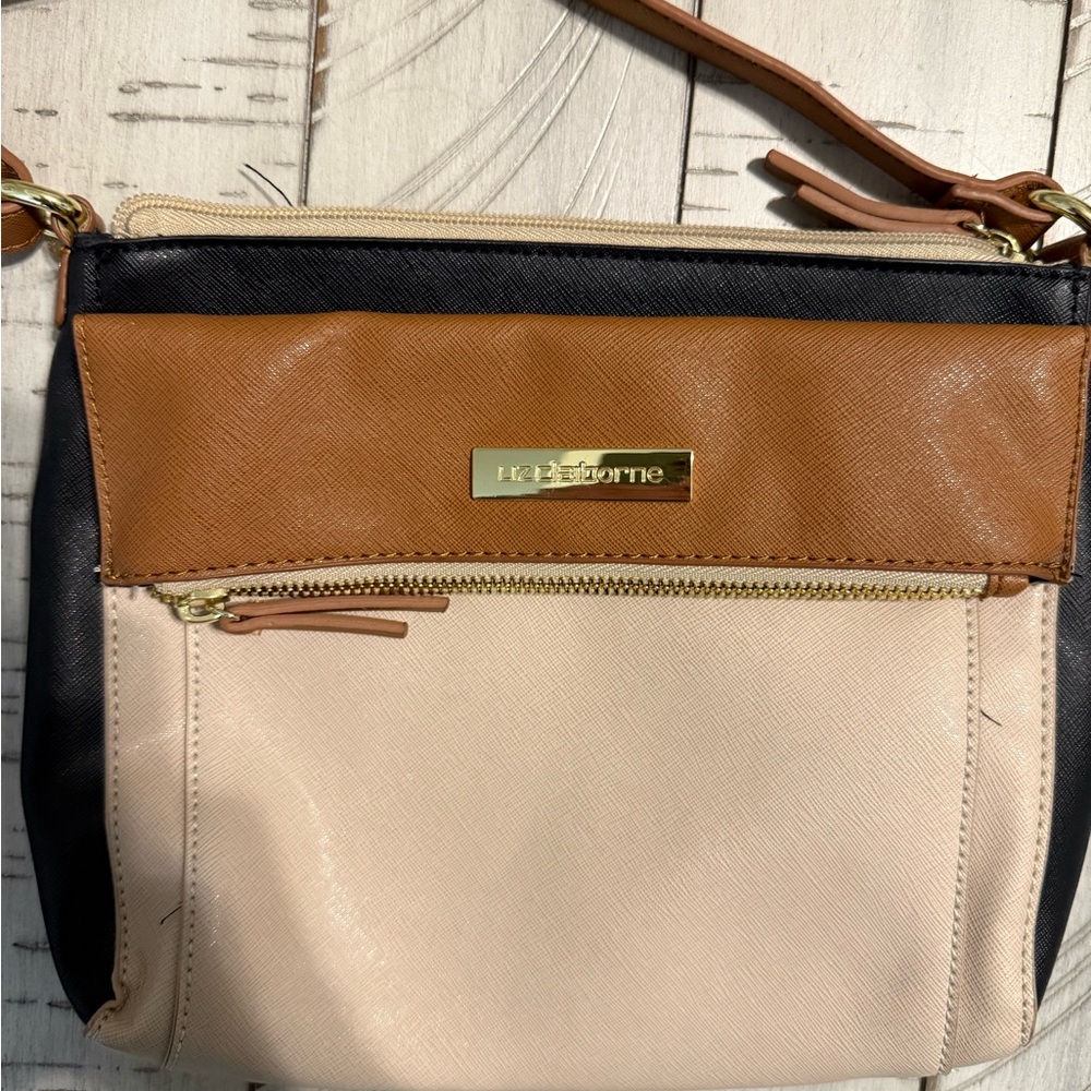 Liz Claiborne Tan and Black Women's Bag